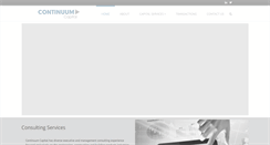 Desktop Screenshot of continuumcapital.net